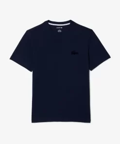 Lacoste Unterwäsche & Loungewear>Lounge-T-Shirt Aus Baumwolljersey Navy Blau 166