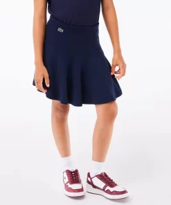 Lacoste Mädchenkleidung>Madchen -Minirock Mit Stretch Navy Blau 166