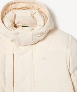 Lacoste Jacken & Mäntel>Midi-Daunen-Jacke Mit Abnehmbarer Kapuze Creme Xfj