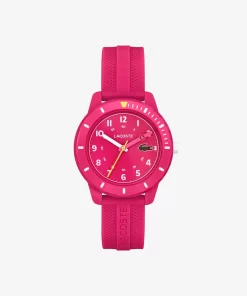 Lacoste Accessoires>Mini Tennis Dreizeigeruhr Aus Silikon Rosa 000