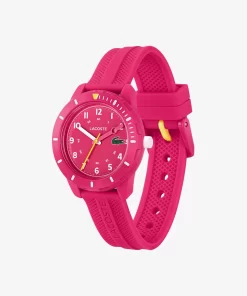 Lacoste Accessoires>Mini Tennis Dreizeigeruhr Aus Silikon Rosa 000