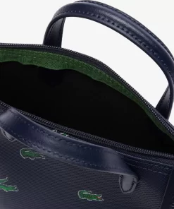 Lacoste Taschen>Mini-Umhange-Tote Bag Mit Croc Print Peacoat 021