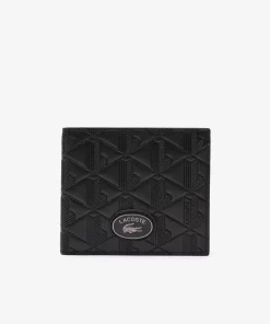 Lacoste Geldbörsen & Kleinlederwaren>Mittelgrose Monogramm-Brieftasche Black 000