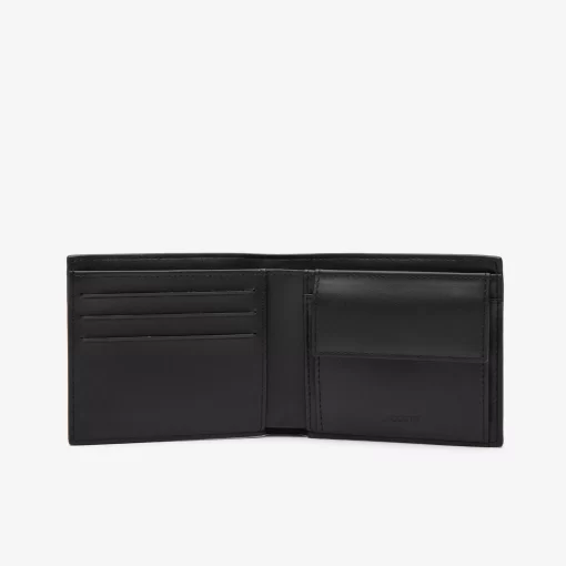 Lacoste Geldbörsen & Kleinlederwaren>Mittelgrose Monogramm-Brieftasche Black 000