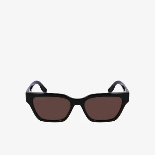 Lacoste Sonnenbrillen>Modifizierte Active Sonnenbrille Mit Eckigem Rahmen Black / Blue / Black 001