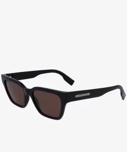 Lacoste Sonnenbrillen>Modifizierte Active Sonnenbrille Mit Eckigem Rahmen Black / Blue / Black 001