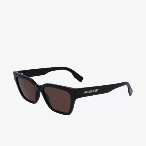 Lacoste Sonnenbrillen>Modifizierte Active Sonnenbrille Mit Eckigem Rahmen Black / Blue / Black 001