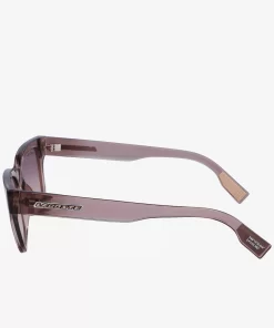 Lacoste Sonnenbrillen>Modifizierte Active Sonnenbrille Mit Eckigem Rahmen Matte Silver 035