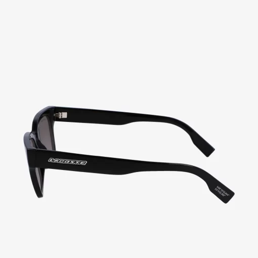 Lacoste Sonnenbrillen>Modifizierte Active Sonnenbrille Mit Eckigem Rahmen Black / Blue / Black 001