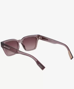 Lacoste Sonnenbrillen>Modifizierte Active Sonnenbrille Mit Eckigem Rahmen Matte Silver 035