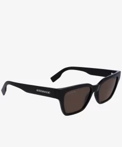 Lacoste Sonnenbrillen>Modifizierte Active Sonnenbrille Mit Eckigem Rahmen Black / Blue / Black 001