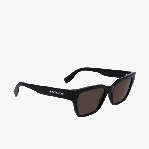 Lacoste Sonnenbrillen>Modifizierte Active Sonnenbrille Mit Eckigem Rahmen Black / Blue / Black 001