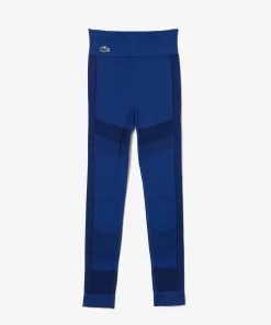 Lacoste Fitnessstudio & Training>Nahtlose Absorbierende Sport-Leggings Navy Blau F9F