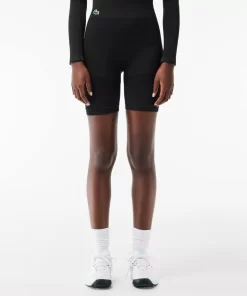 Lacoste Fitnessstudio & Training>Nahtlose Sport Bikershorts Schwarz 031