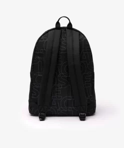 Lacoste Rucksäcke>Neocroc Rucksack Mit All-Over Aufdruck Black 000