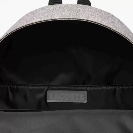 Lacoste Rucksäcke>Neocroc Rucksack Mit -Aufdruck Gris Chine Farine M76