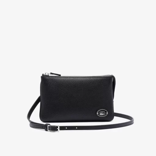 Lacoste Crossbody Taschen>Origin Croc Handtasche Aus Leder Black 000