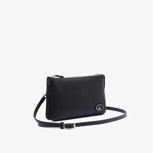 Lacoste Crossbody Taschen>Origin Croc Handtasche Aus Leder Black 000