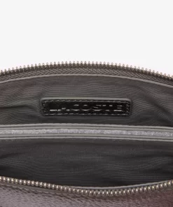 Lacoste Crossbody Taschen>Origin Croc Handtasche Aus Leder Gunmetal M37