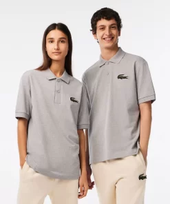 Lacoste Poloshirts>Original L.12.12 Poloshirt In Lockerer Passform Heidekraut Grau Cca