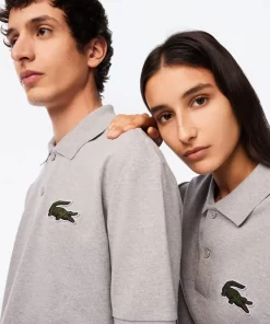 Lacoste Poloshirts>Original L.12.12 Poloshirt In Lockerer Passform Heidekraut Grau Cca