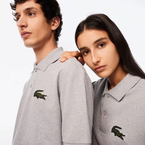 Lacoste Poloshirts>Original L.12.12 Poloshirt In Lockerer Passform Heidekraut Grau Cca