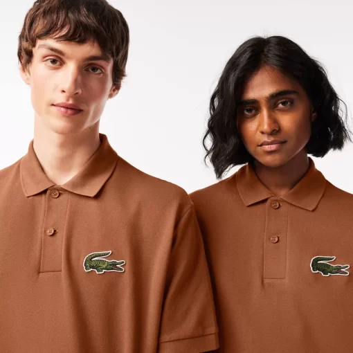 Lacoste Poloshirts>Original L.12.12 Poloshirt In Lockerer Passform Hellbraun Lfa