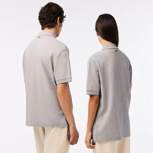 Lacoste Poloshirts>Original L.12.12 Poloshirt In Lockerer Passform Heidekraut Grau Cca