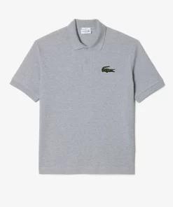 Lacoste Poloshirts>Original L.12.12 Poloshirt In Lockerer Passform Heidekraut Grau Cca