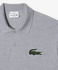 Lacoste Poloshirts>Original L.12.12 Poloshirt In Lockerer Passform Heidekraut Grau Cca