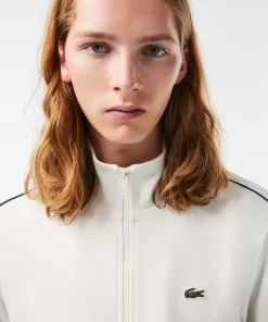 Lacoste Trainingsanzüge>Originale Paris-Pique Trainingsjacke Weis 70V