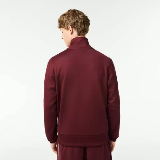 Lacoste Trainingsanzüge>Originale Paris-Pique Trainingsjacke Burgunder Yup