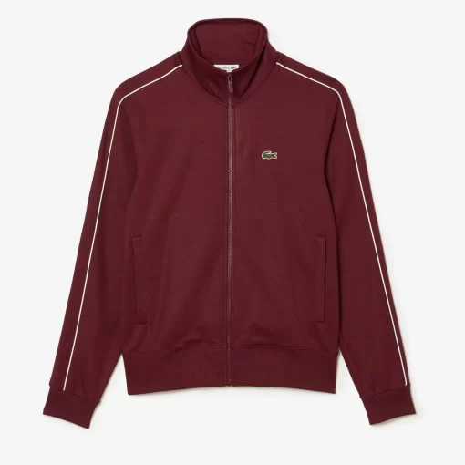 Lacoste Trainingsanzüge>Originale Paris-Pique Trainingsjacke Burgunder Yup