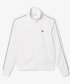 Lacoste Trainingsanzüge>Originale Paris-Pique Trainingsjacke Weis 70V