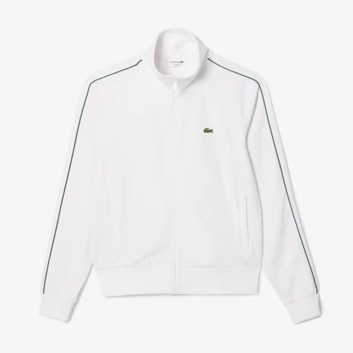 Lacoste Trainingsanzüge>Originale Paris-Pique Trainingsjacke Weis 70V