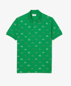 Lacoste Poloshirts>Originales L.12.12 Poloshirt Mit Multi Croc Grun Siw