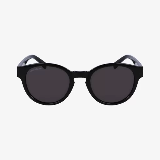 Lacoste Sonnenbrillen>Ovale Pebax L.12.12 Sonnenbrille Black / Blue / Black 001