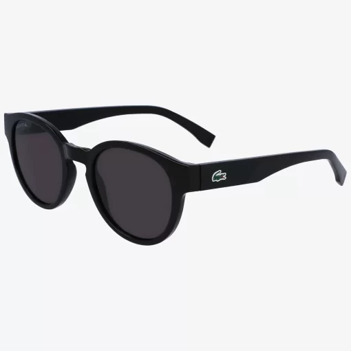 Lacoste Sonnenbrillen>Ovale Pebax L.12.12 Sonnenbrille Black / Blue / Black 001