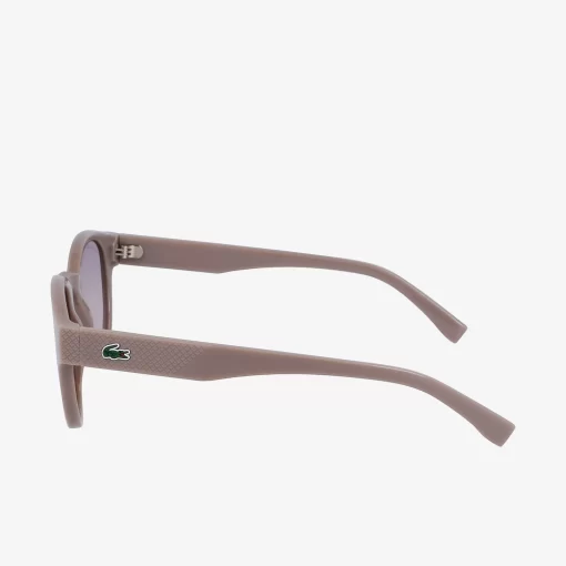 Lacoste Sonnenbrillen>Ovale Pebax L.12.12 Sonnenbrille Matte Light Gunmetal 038