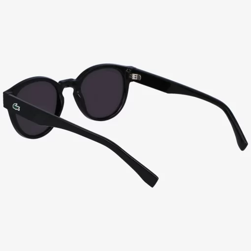 Lacoste Sonnenbrillen>Ovale Pebax L.12.12 Sonnenbrille Black / Blue / Black 001