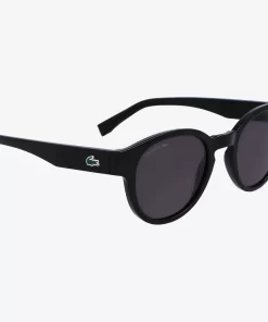 Lacoste Sonnenbrillen>Ovale Pebax L.12.12 Sonnenbrille Black / Blue / Black 001