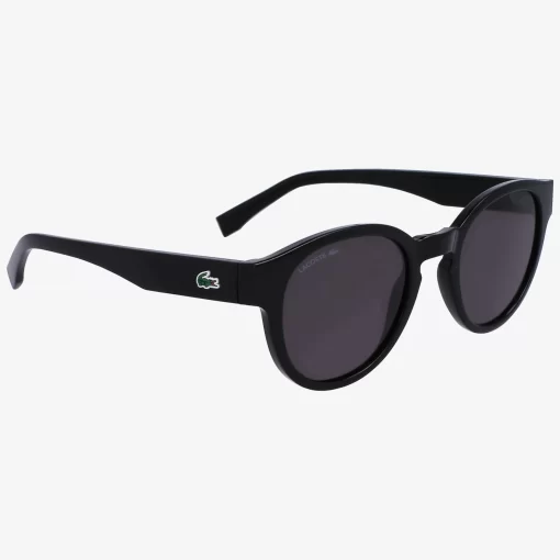 Lacoste Sonnenbrillen>Ovale Pebax L.12.12 Sonnenbrille Black / Blue / Black 001