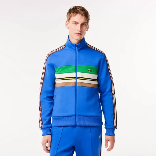 Lacoste Sweatshirts>Paris Colourblock-Sweatshirt, In Frankreich Gefertigt Blau Siy