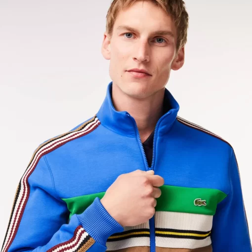 Lacoste Sweatshirts>Paris Colourblock-Sweatshirt, In Frankreich Gefertigt Blau Siy