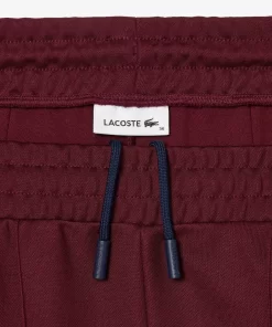 Lacoste Hosen & Shorts>Paris Colourblock-Trainingshose Aus Interlock-Baumwolle Burgunder / Navy Blau Lgi