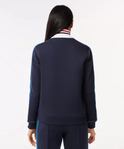 Lacoste Sweatshirts>Paris Sweatshirt Mit Gestreiftem Kragen, In Frankreich Gefertigt Navy Blau 166