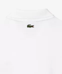 Lacoste Poloshirts>Polohemd Mit -Signatur-Aufdruck Weis 001