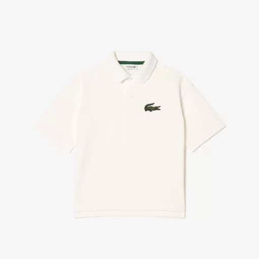 Lacoste Jungenkleidung>Poloshirt Aus Baumwoll-Pique Weis 70V