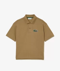 Lacoste Jungenkleidung>Poloshirt Aus Baumwoll-Pique Braun Six