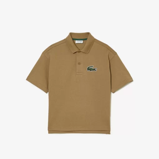 Lacoste Jungenkleidung>Poloshirt Aus Baumwoll-Pique Braun Six